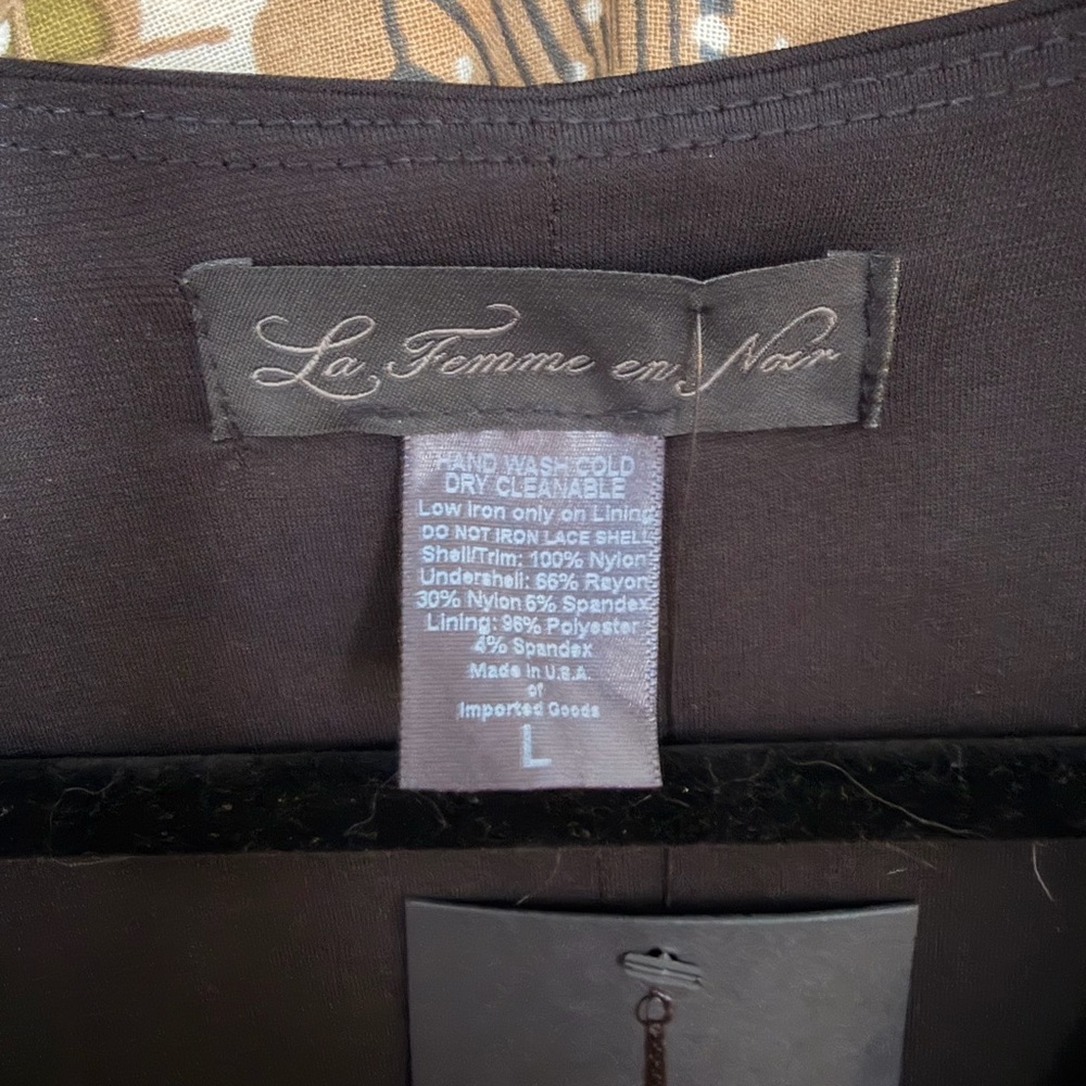 Bishop Blouse in Black by La Femme En Noir - Picture 4 of 4
